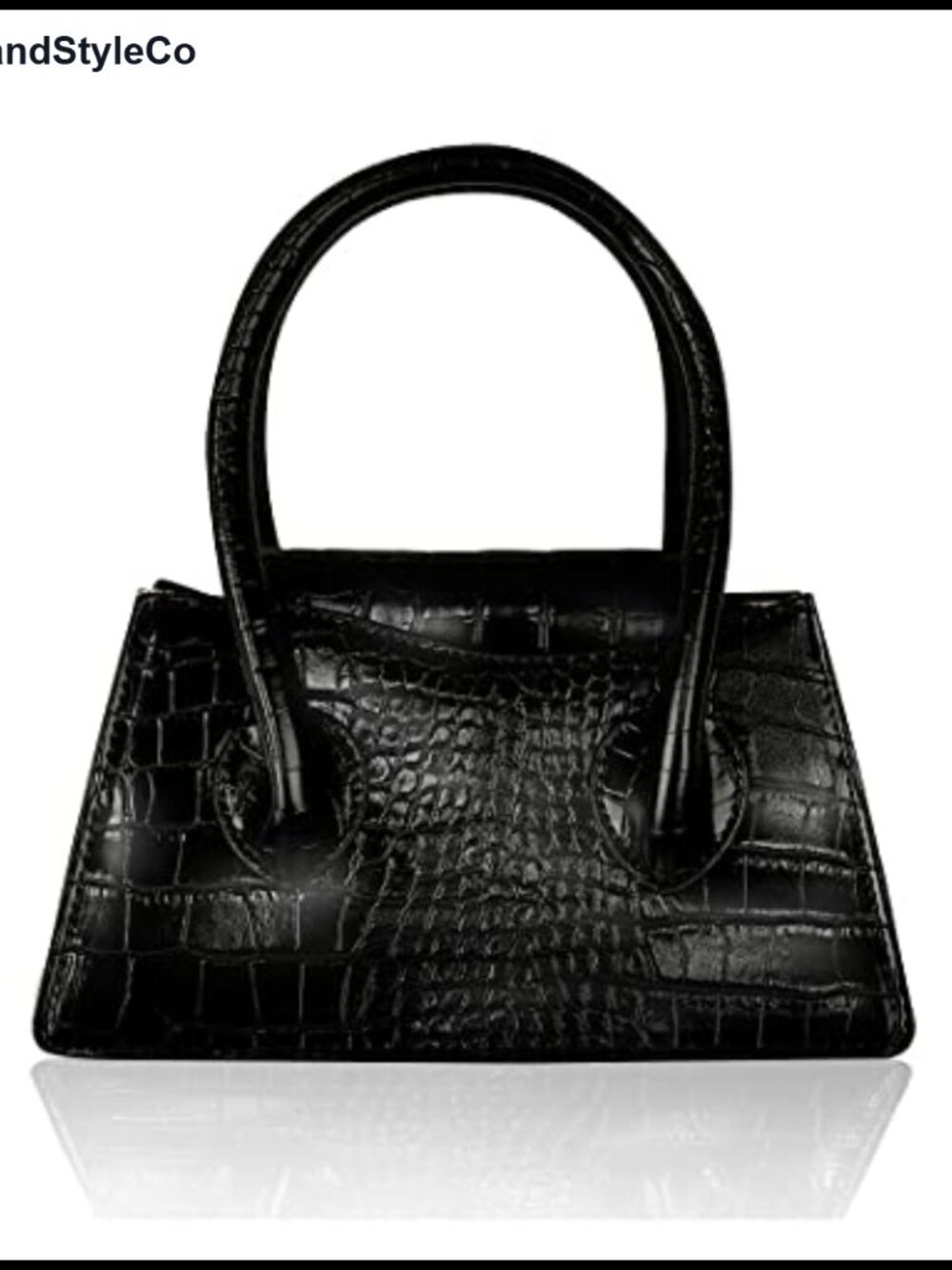 Trisapu Faux Crocodile Leather Crossbody Satchel Top Handle Bag